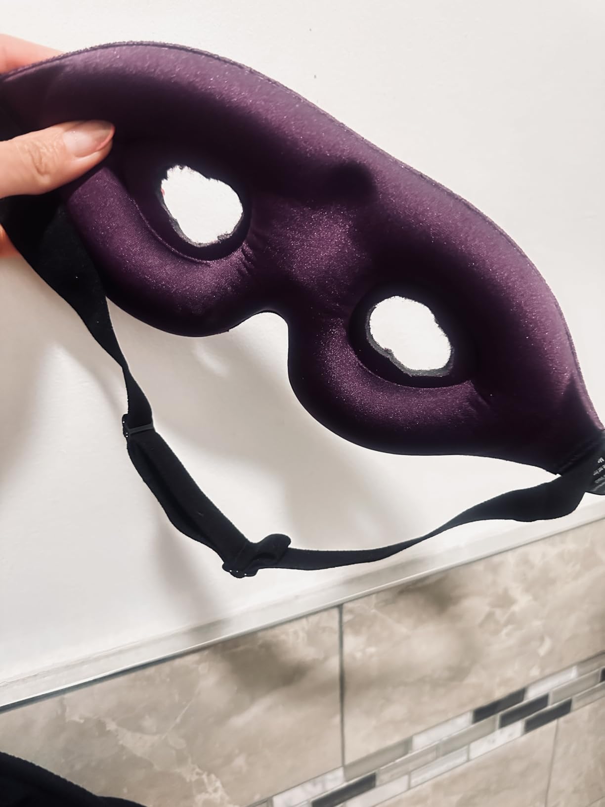 YIVIEW Sleep Mask for Side Sleeper, Complete Light Blocking 3D Sleeping Eye Mask, Soft Breathable Eye Cover for Women Men, Relaxing Zero Pressure Night Blindfold customer photo 2