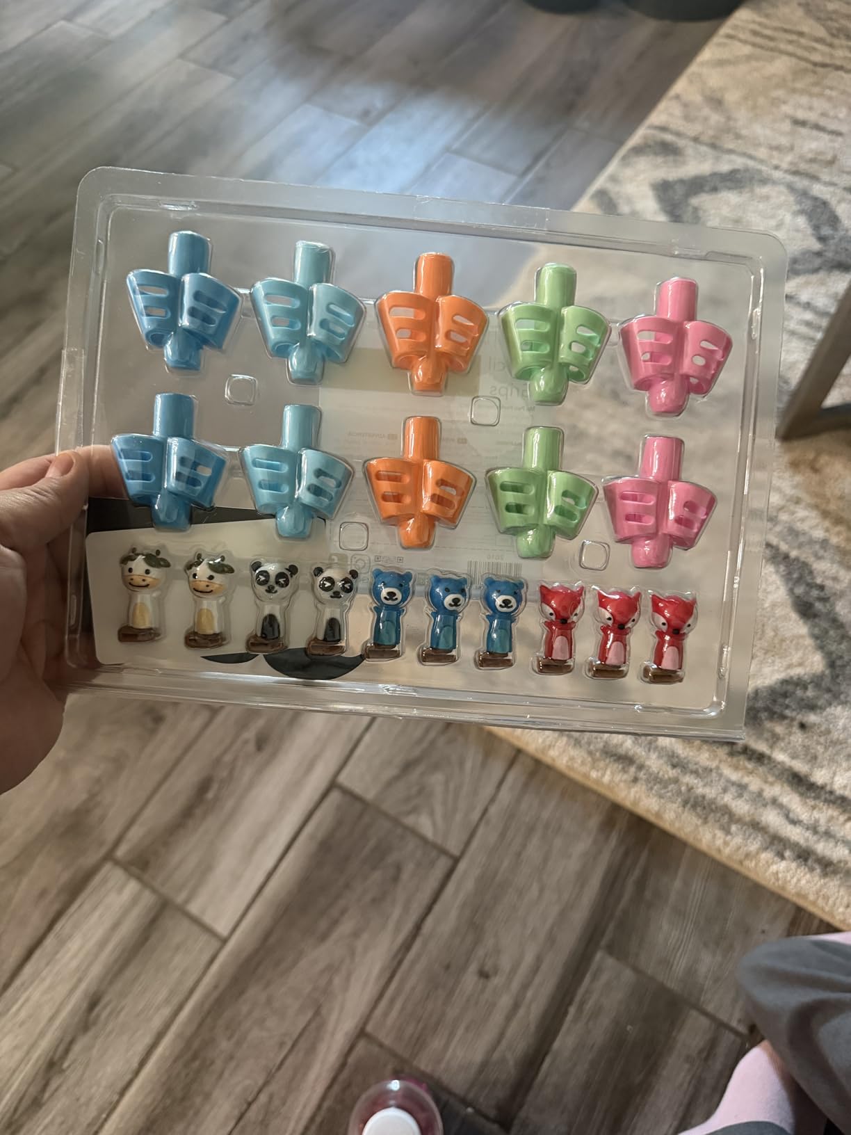 Mr. Pen - Pencil Grips for Kids Handwriting, 20 Pack, Writing Aid Tools for Beginners, Preschoolers & Toddlers customer photo 1