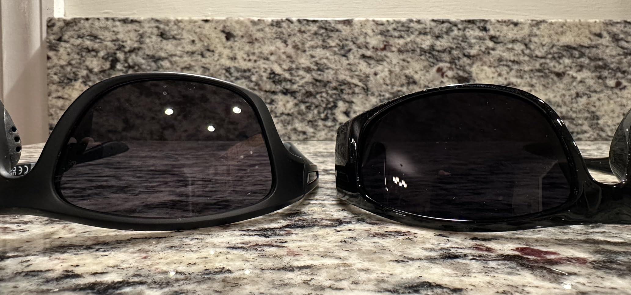 grinderPUNCH Super Dark CAT 4 Sunglasses Polarized Blackout Lenses for Light Sensitivity & Migraine Relief Wrap Around customer photo 2