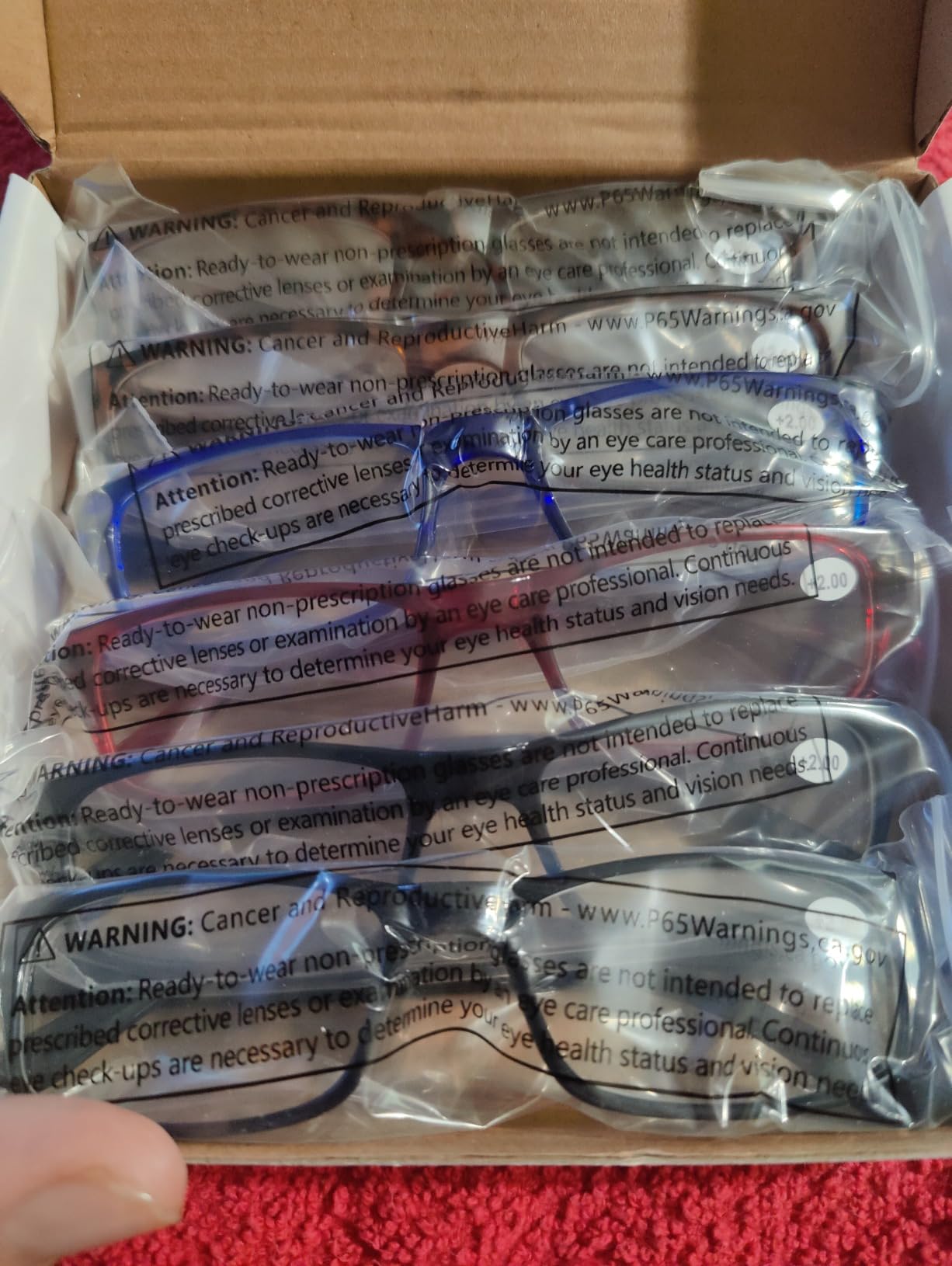 6 Pack Reading Glasses by BOOST EYEWEAR, Traditional Frames in Assorted Colors, for Men and Women, with Spring Loaded Hinges customer photo 1