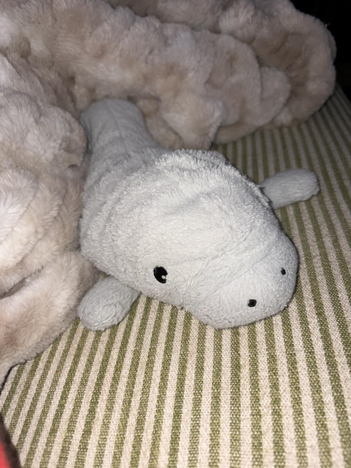 warmies Microwavable & Weighted Stuffed Animals, Manatee - Heated Stuffed Animal Plushie for Warmth & Comfort - Cute Soft Plush Toys for Adults & Children customer photo 1