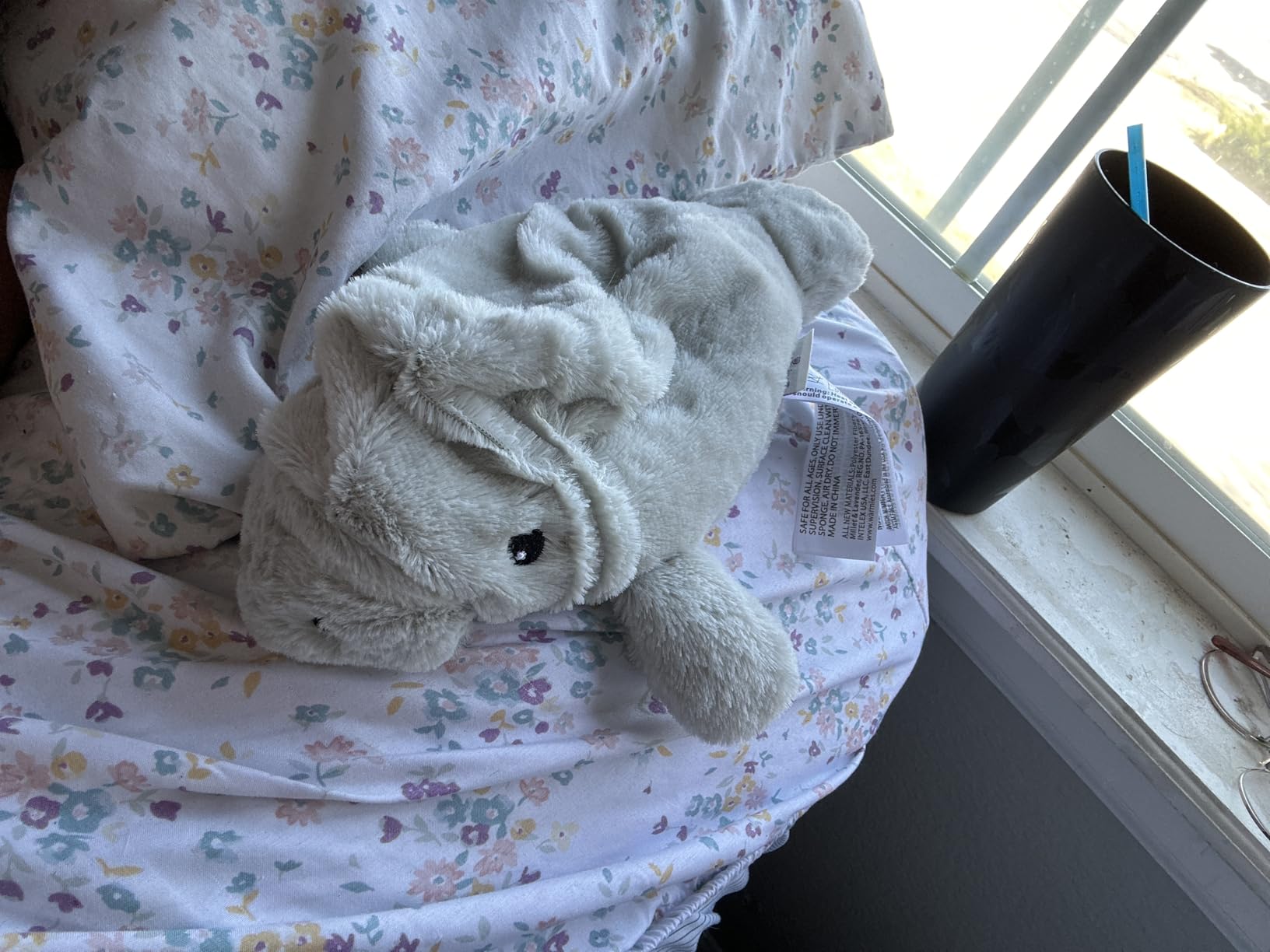 warmies Microwavable & Weighted Stuffed Animals, Manatee - Heated Stuffed Animal Plushie for Warmth & Comfort - Cute Soft Plush Toys for Adults & Children customer photo 2