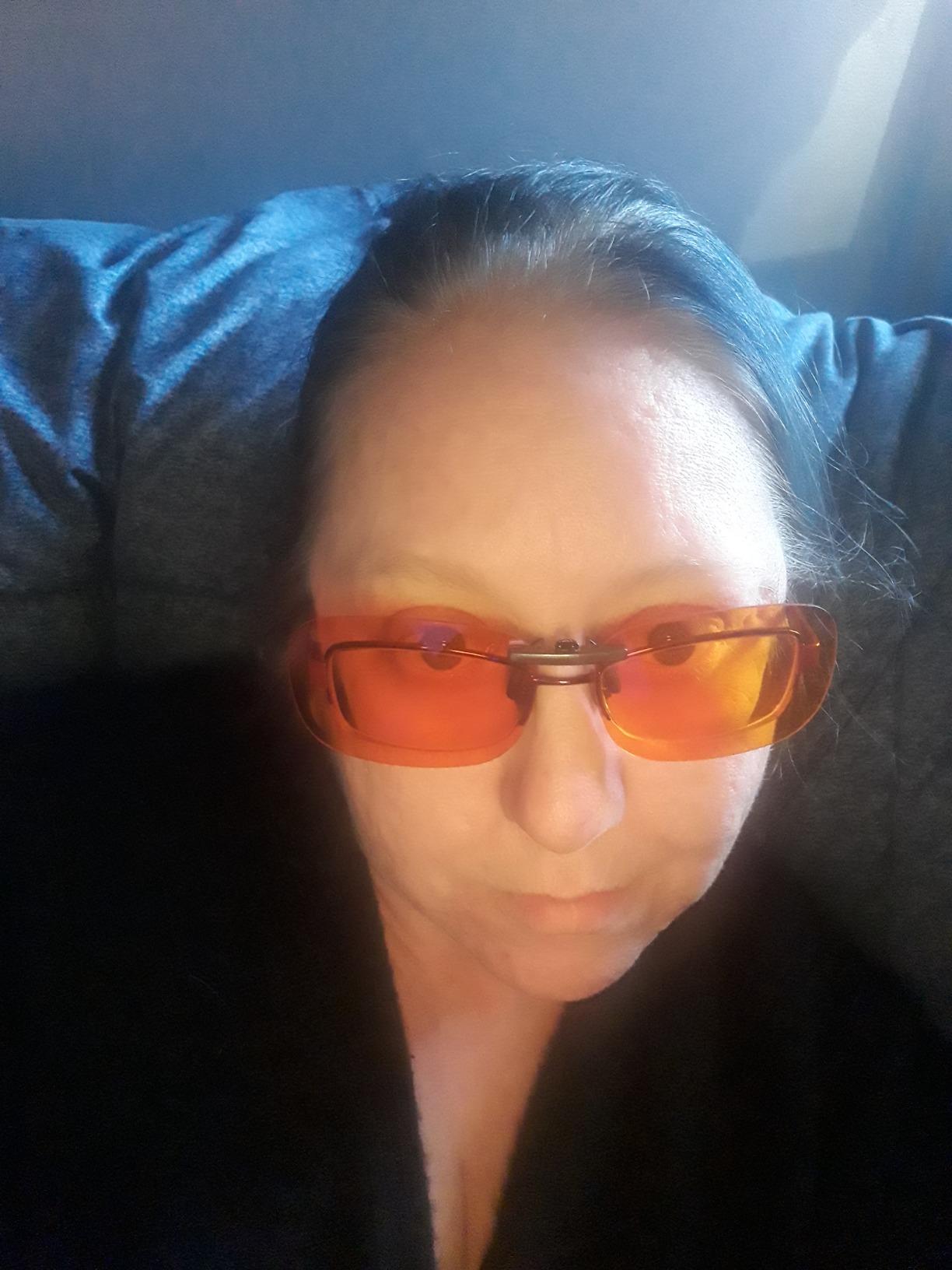 Sleep ZM Blue Light Blocking & Light Sensitivity Clip On Glasses - 14 Lens Types for Comfort, Relaxation, Sleep & Relief customer photo 1