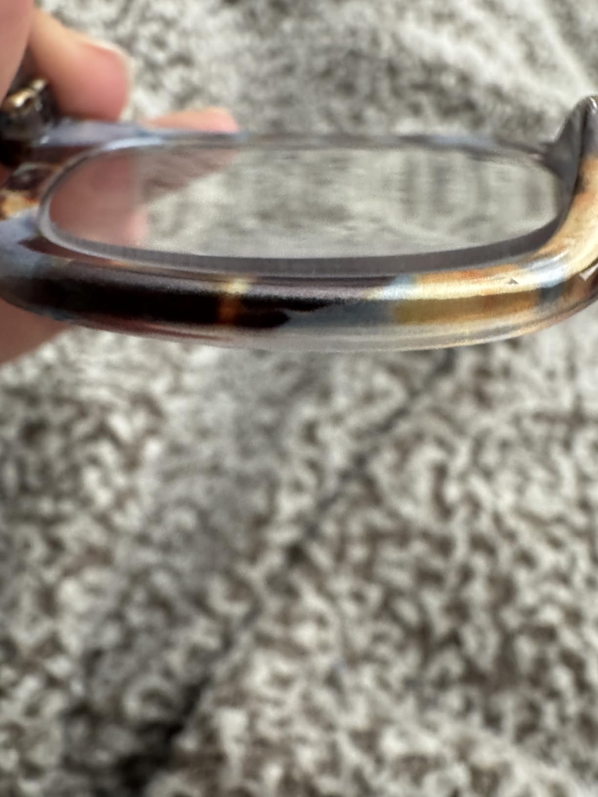Peepers by PeeperSpecs Women's to The Max Square Light Blocking Reading Glasses, Blue Quartz, 49 + 1.5 customer photo 2