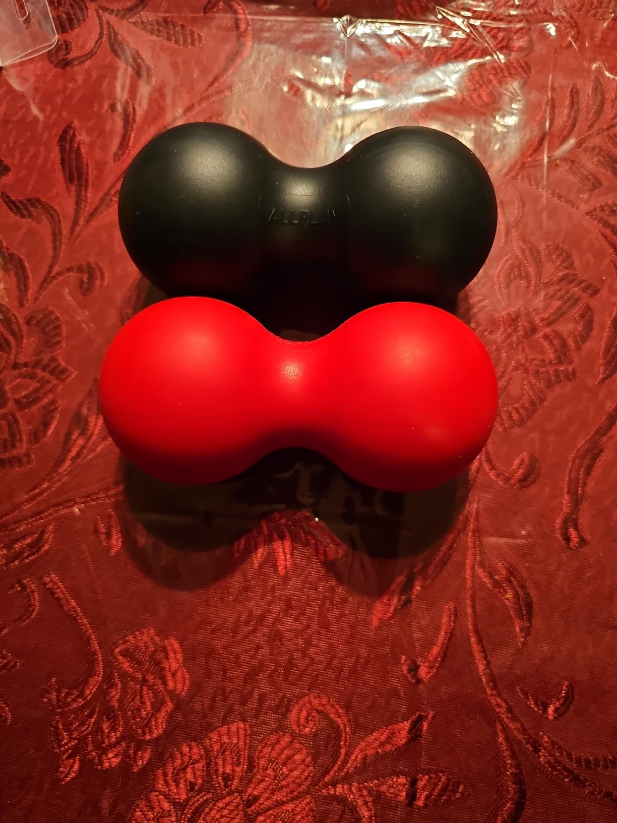 Peanut Massage Ball - Double Lacrosse and Peanut Ball Therapy | Trigger Point Deep Tissue Exercise | Back Muscle Foam Roller for Myofascial Release | Suboccipital Spine Device - Pressure Point customer photo 2