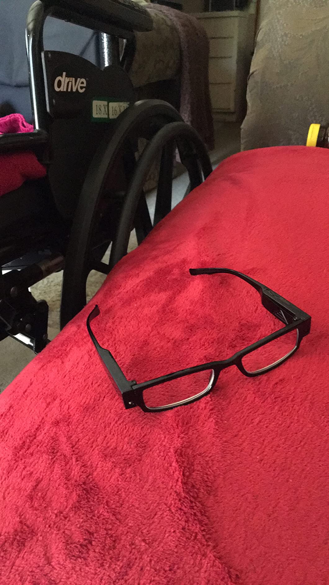 Bright LED Readers with Lights Reading Glasses Lighted Magnifier Nighttime Reader Compact Full Frame Eyewear Clear Vision Unisex Clear Vision Lighted Eye Glasses,+1.5 customer photo 1