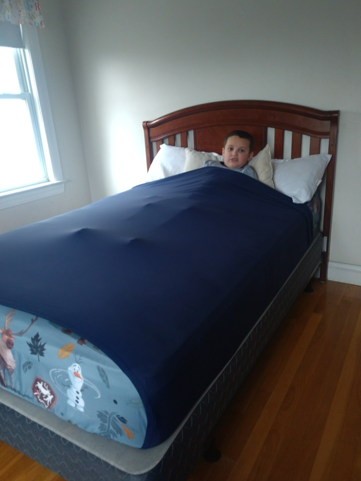 Harkla Compression Sheet for Kids - Full Compression Sheets for All Night Comfort - Breathable and Stretchy, Great for a Calming Sleep Experience - Sensory Bedsheets for Kids - Makes Great Gifts customer photo 2