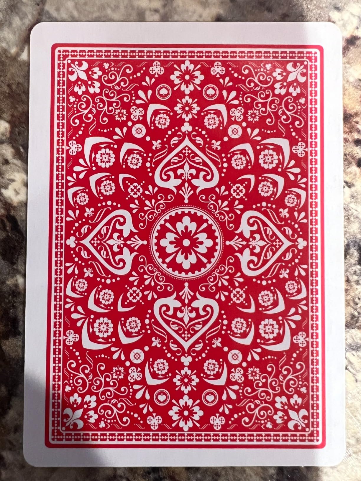 Teskyer 2 Pack Large Print Playing Cards, Poker Size Large Index Deck of Cards, Linen Finish for Seniors & Low Vision, Family Game Night Essential customer photo 1
