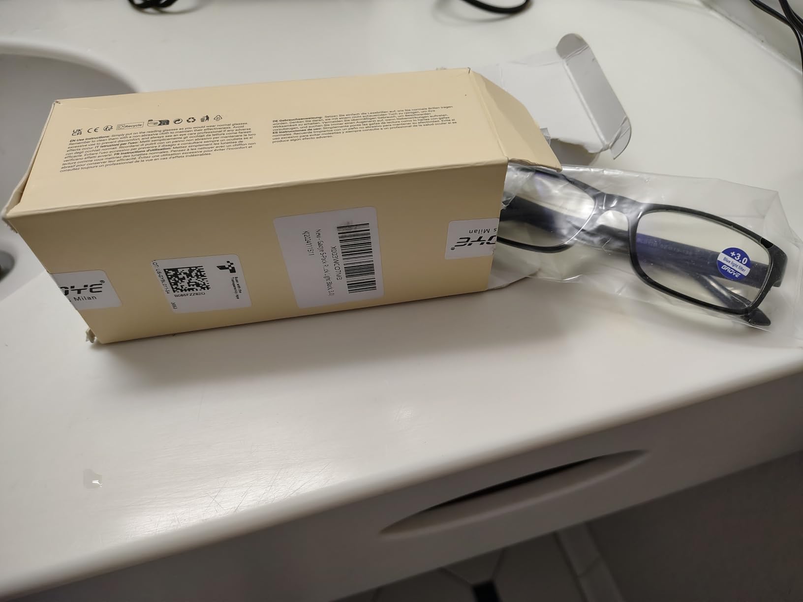 Gaoye 3.0 Professional Reading Glasses for Men for All Day - Computer Readers with Blue Light Protection - Value Pack customer photo 2