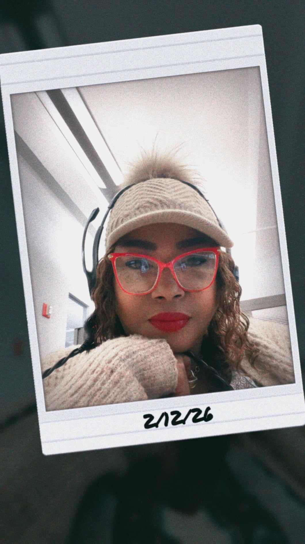 FEISEDY Oversized Cat Eye Glasses Frame Blue Light Blocking Eyewear for Women B2589 customer photo 1