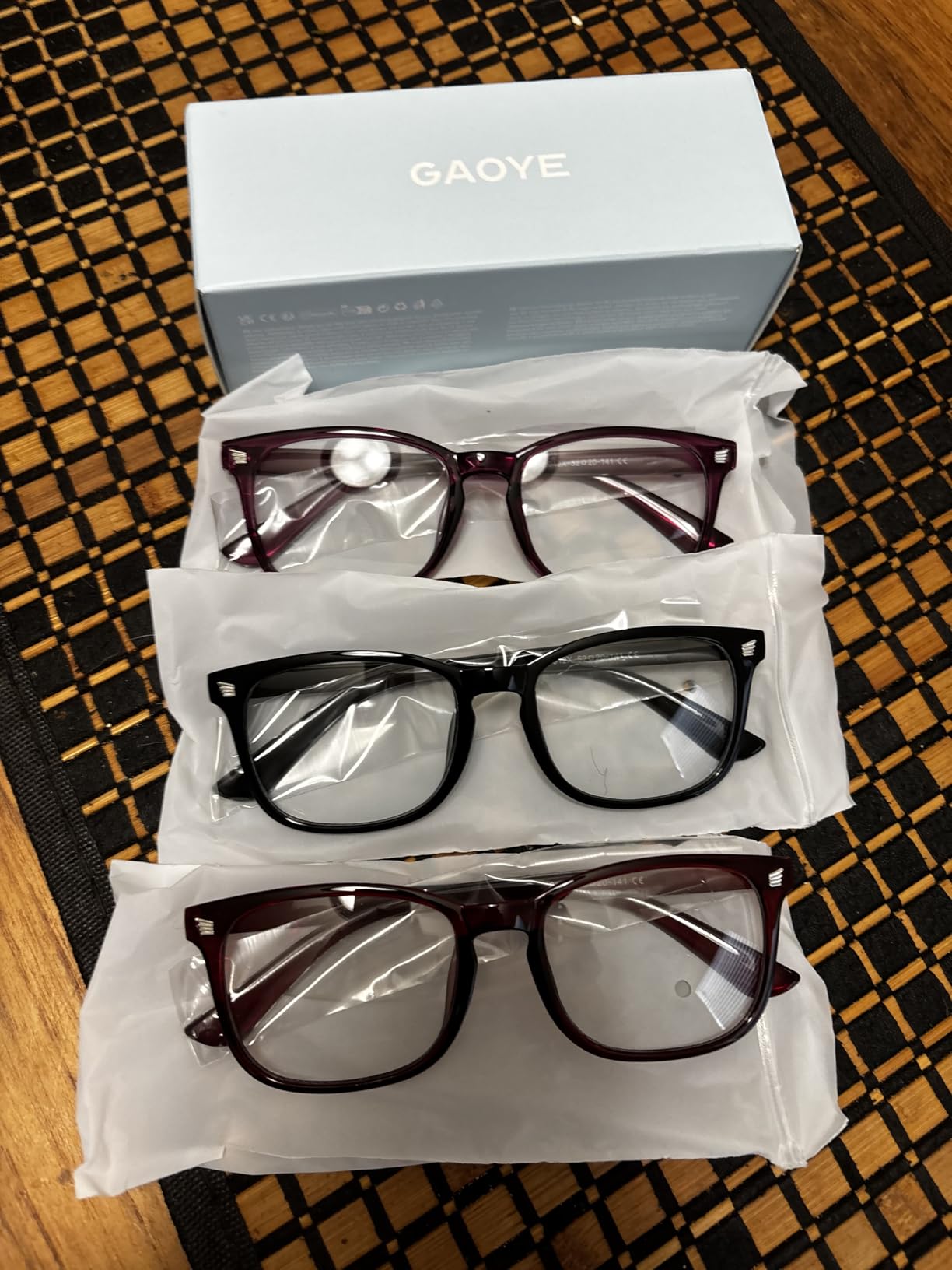 Gaoye Stylish Eyewear Frame Accessories - Blue Light Glasses for Woman - Computer Glasses for Blue Light Blocking customer photo 1