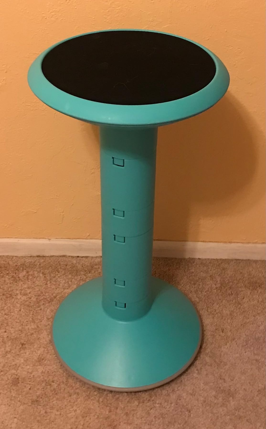 Storex Active Tilt Stool - Ergonomic Seating for Flexible Office Space and Standing Desks, Adjustable 12-24 Inch Height, Gray (00322U01C) customer photo 1