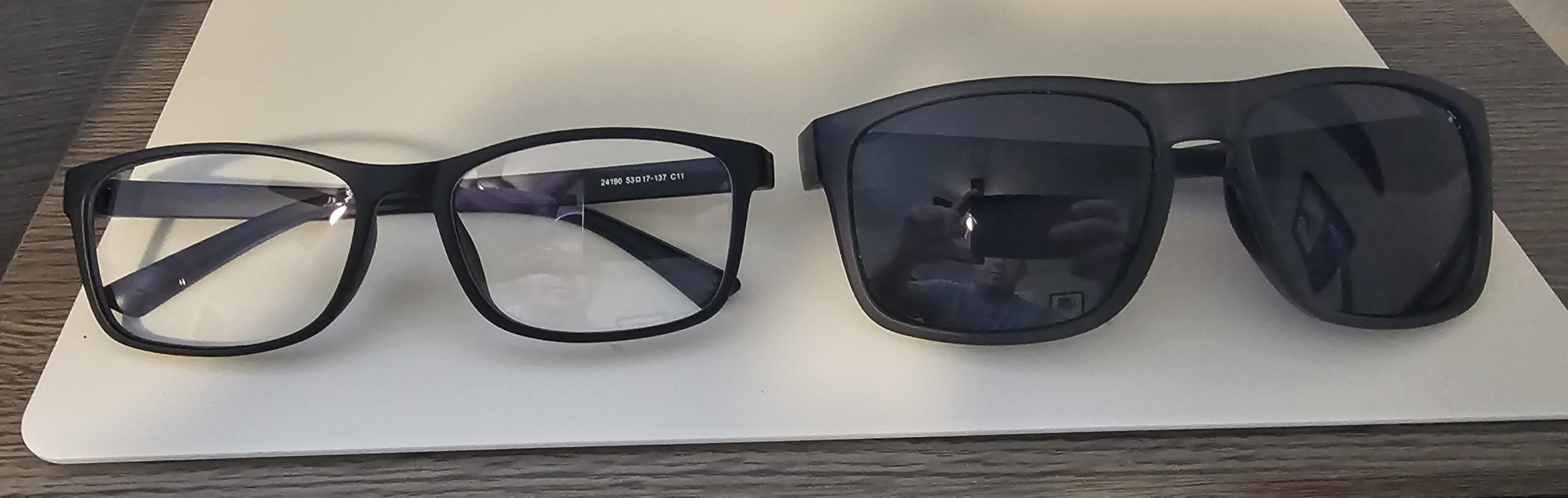 Stylish Blue Light Blocking Glasses for Women & Men - Helps Ease Digital Eye Strain & Headache from Computers, Phones w/Case customer photo 2