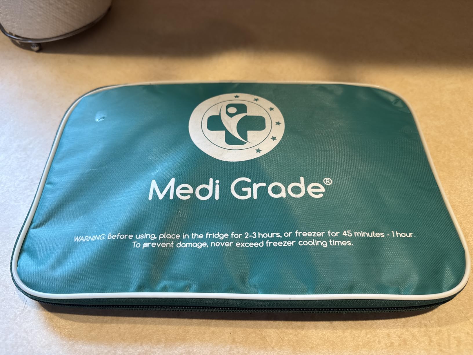 Medi Grade Cooling Ice Face Mask and Cooling Eye Mask for Puffy Eyes & Migraine Relief - Self Care Face Ice Pack with ChillGel Face Ice Mask Technology - Cooling Face Mask, Eye Pads and Bag customer photo 2