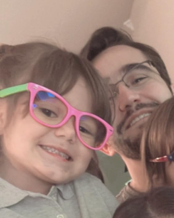 Blue Light Glasses for Kids, Flexible Computer Blue Light Blocking Glasses for Boys and Girls Age 3-10 customer photo 1