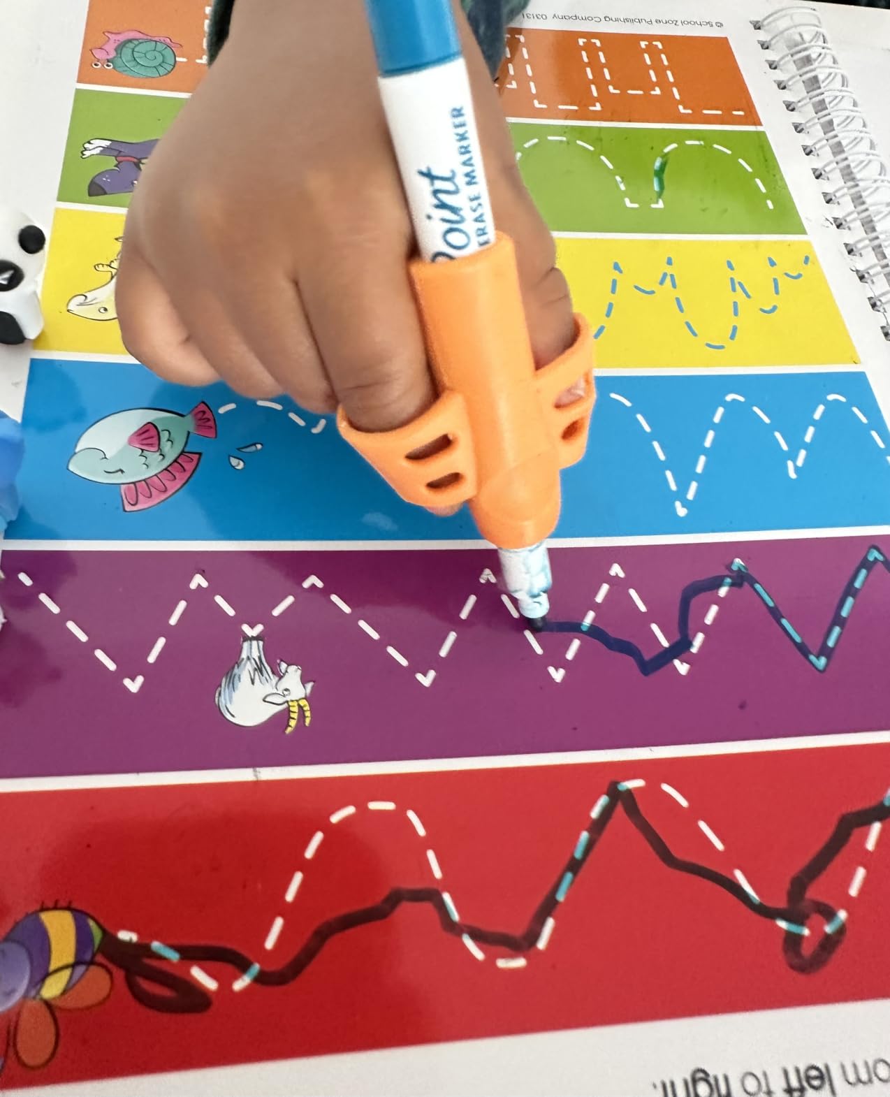 Mr. Pen - Pencil Grips for Kids Handwriting, 4 Pack with 4 Clips customer photo 1
