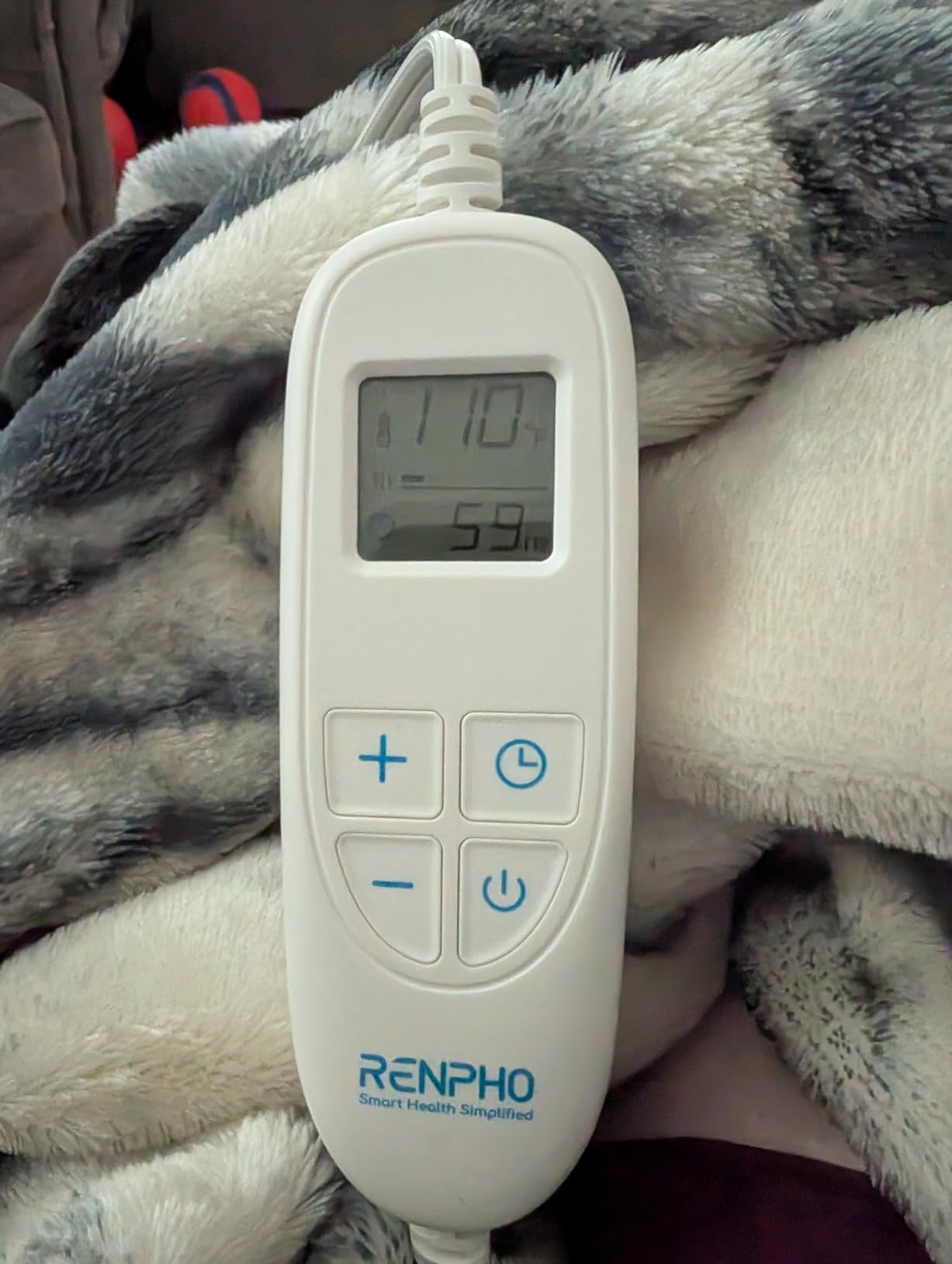 RENPHO Fathers Day Dad Gifts, Electric Heating Pad - 6 Heat Levels for Neck Shoulder and Back, Birthday Gifts for Women Men, Weighted Pad for Snug Fit, ETL Certified, FSA Eligible, 24