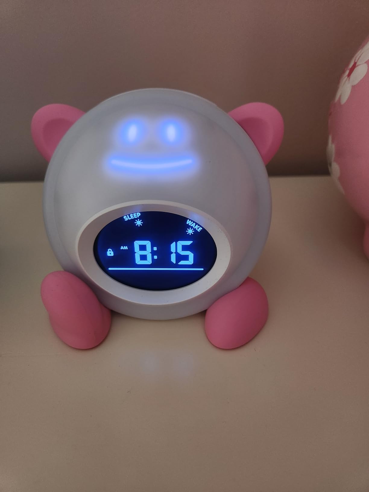 OK to Wake Clock for Kids, Sleep Training Clock with Night Light and Sound Machine, Kids Alarm Clock for Bedrooms (Blue) customer photo 2