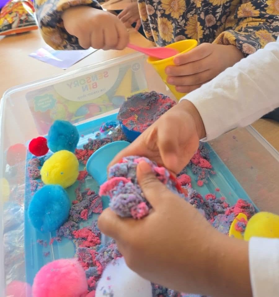 Creativity for Kids Sensory Bin: Outer Space Toys - Preschool and Toddler Sensory Toys, Kids Gifts for Boys and Girls Ages 3-5+, 10.25 x 14.5 x 4.75 inches customer photo 2