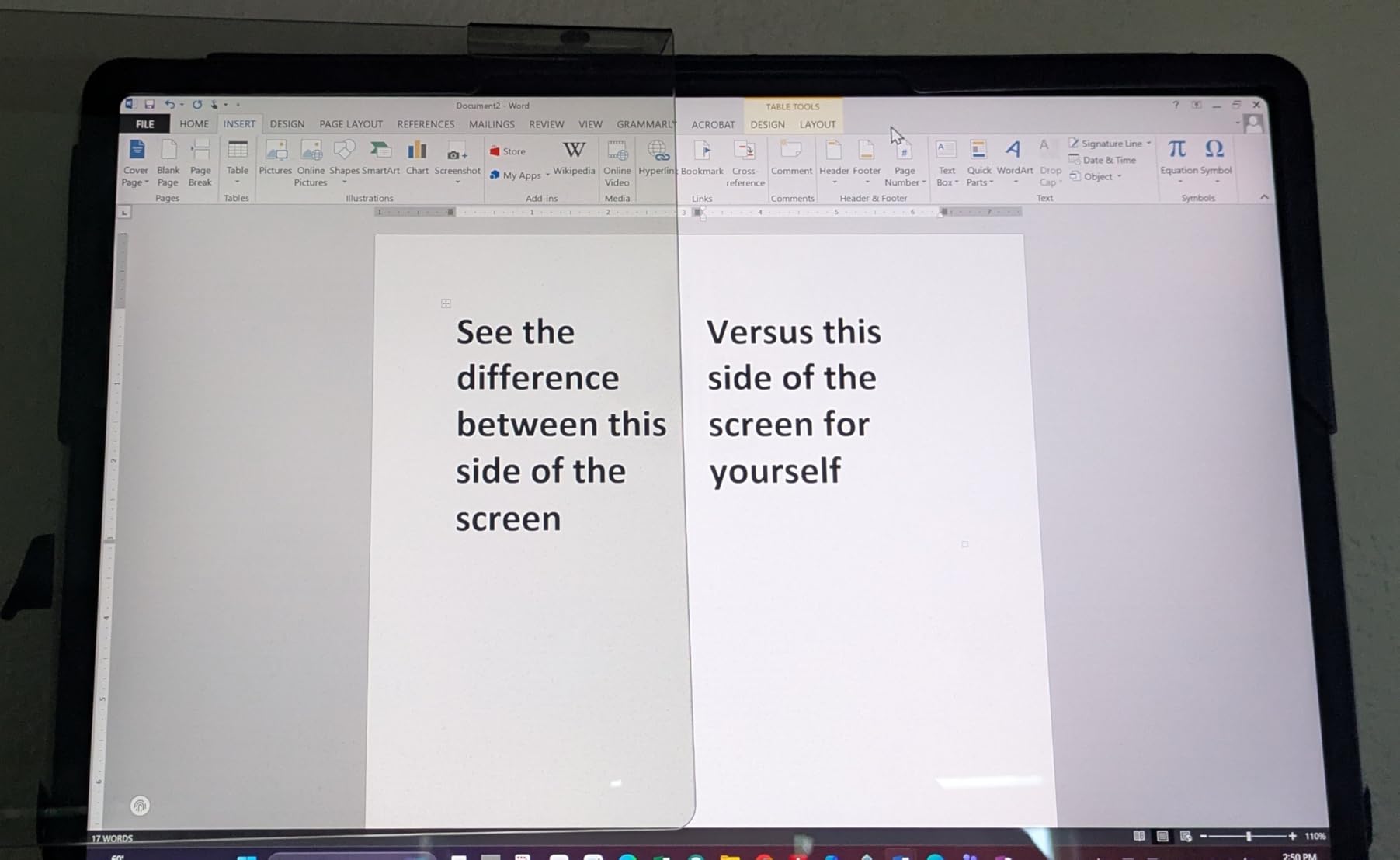 VINTEZ Blue Light Screen Protector for 14 Inch Computer Monitor and Laptop - Anti-UV Blue Light Blocking Film for Desktop PC, Eye Protection Filter, 12.6
