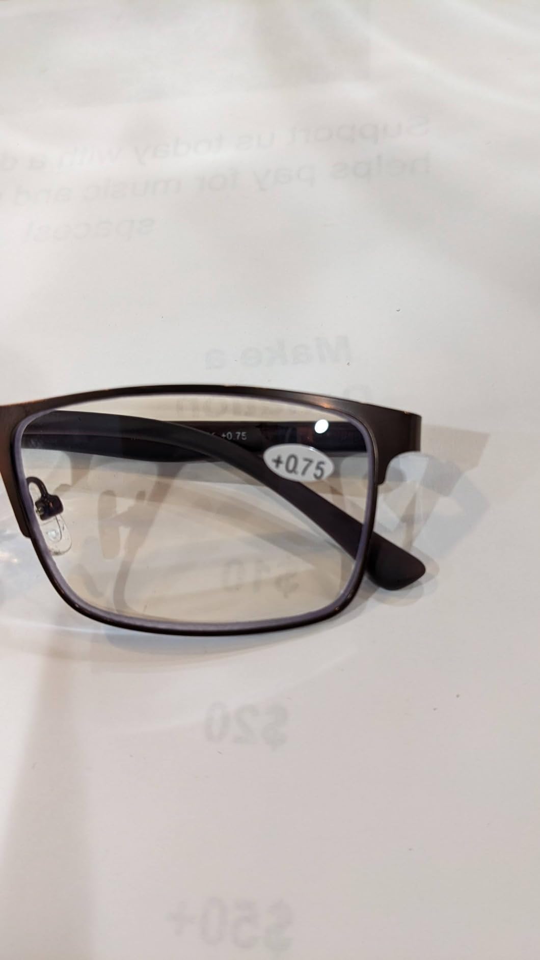 Lcbestbro 3 Pack Blue light Blocking Reading Glasses for Men, Stylish Metal Frame Readers customer photo 2