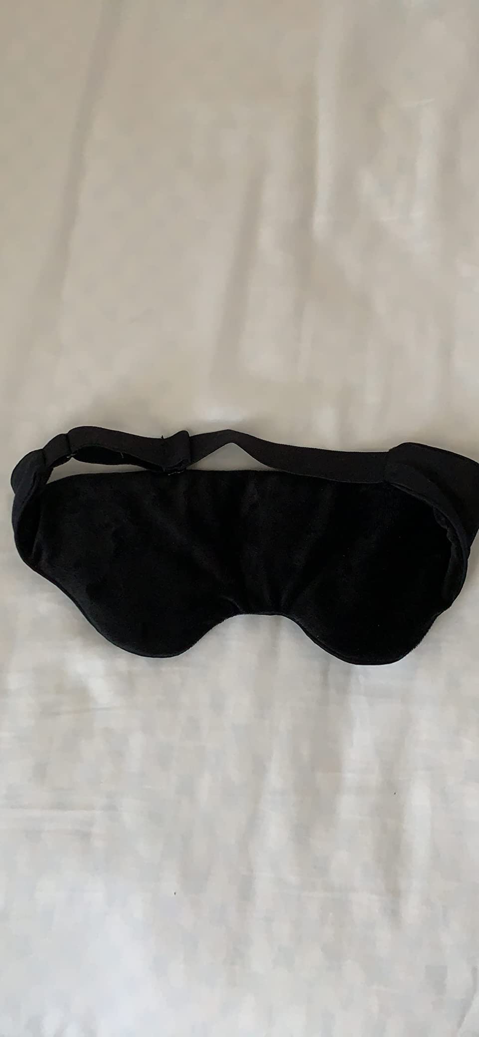 Sivio Weighted Eye Mask for Women & Men, Heatable and Freezable Weighted Eye Pillow with Silica Beads & Adjustable Strap, Soft Breathable Cotton Eye Cover for Sleeping Faster and Better, Black customer photo 2