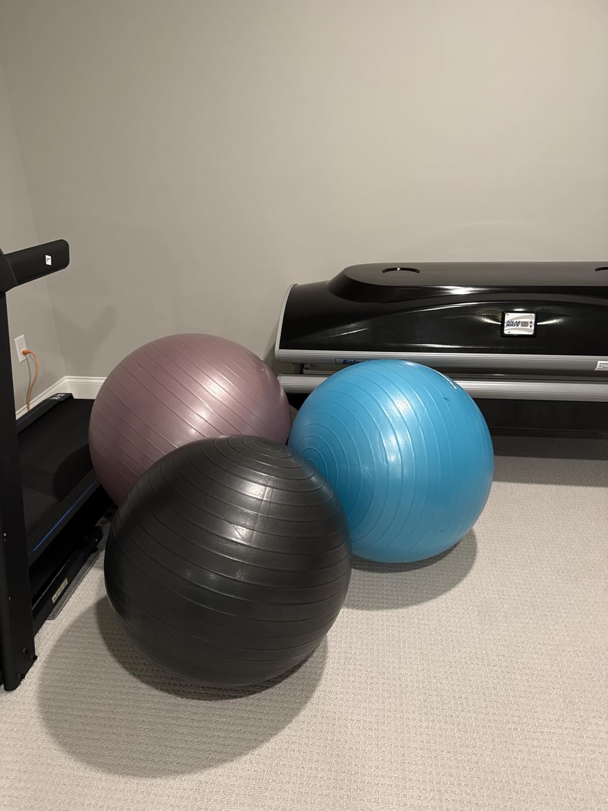 Trideer Exercise Ball Yoga Ball, Office Seating & Balance Ball Chair, Stability Ball for Pilates, Physical Therapy, Core Training & Balance Improvement & Stretching customer photo 2