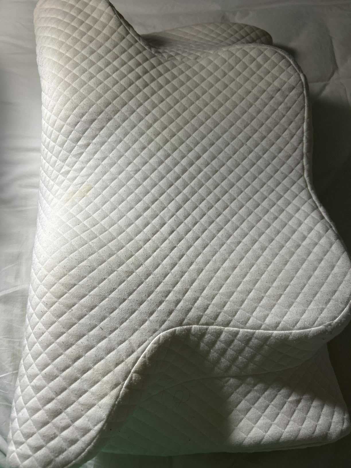 ZAMAT Adjustable Cervical Memory Foam Pillow, Odorless Neck Pillows for Pain Relief, Orthopedic Pillows for Sleeping with Cooling Pillowcase, Ergonomic Support Pillow for Stomach, Back, Side Sleeper customer photo 2