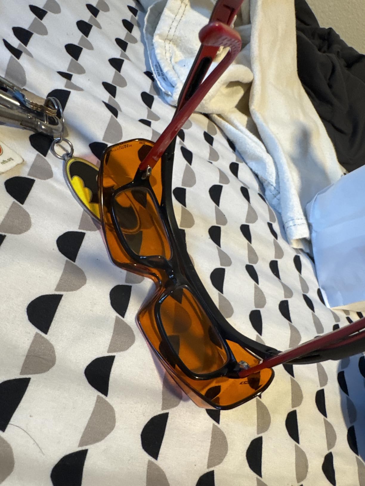 NoCry Blue Light Blocking Safety Glasses Over Eyeglasses with 100% UV Protection - ANSI Z87.1 Certified customer photo 2