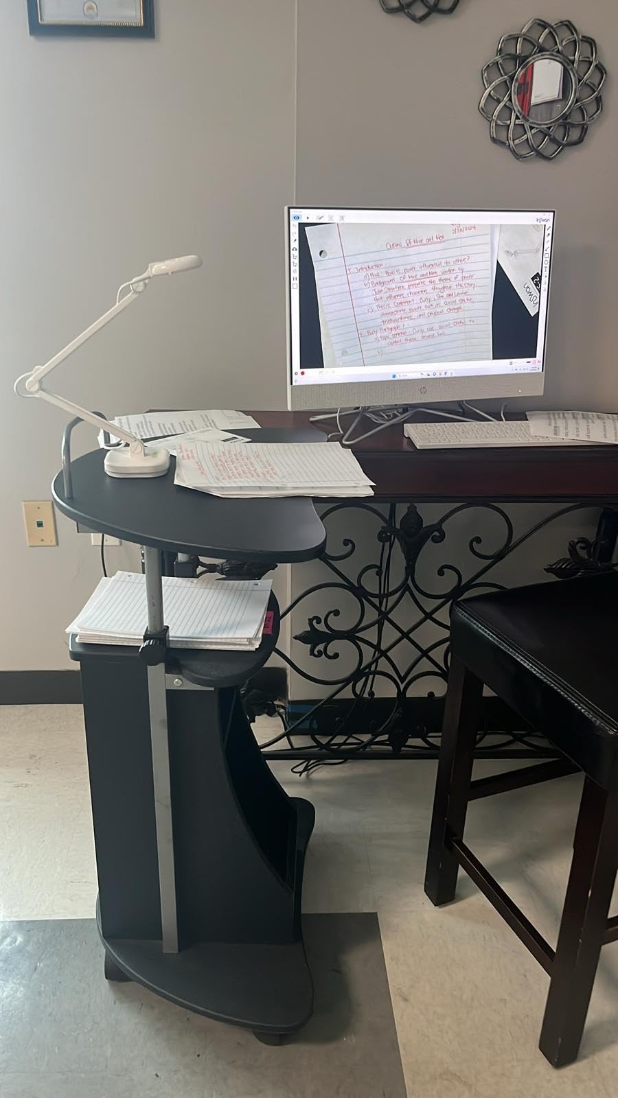 INSWAN INS-2 4K USB Document Camera - 13MP, Dual Auto-Focus, LED Light and Microphone, A3 Capture customer photo 2