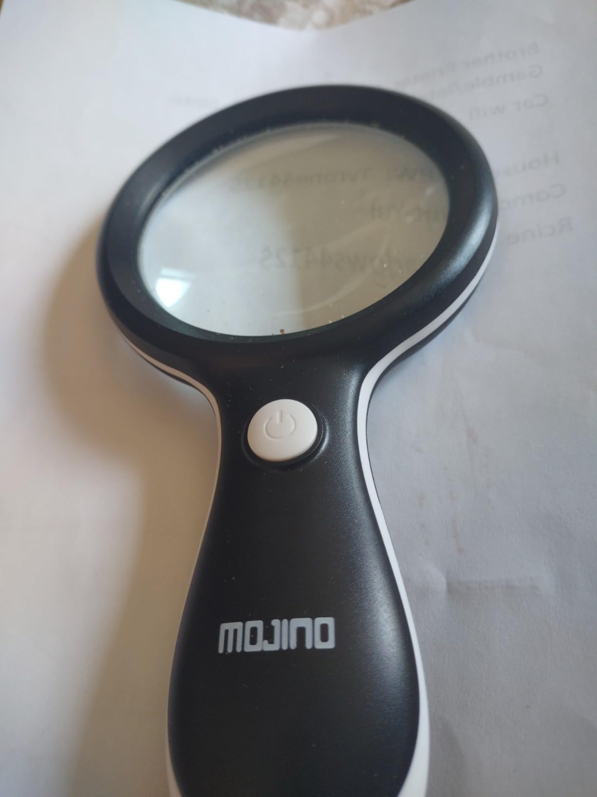 10X Lighted Large Handheld Reading Magnifier Glasses with 18 LED Lights for Macular Degeneration, Seniors & Kids Reading, Inspection, Coins, Jewelry, Exploring customer photo 1