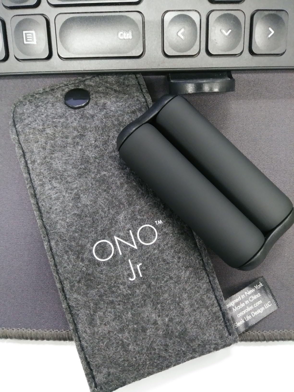 ONO Roller - Handheld Fidget Toy for Adults | Help Relieve Stress, Anxiety, Tension | Promotes Focus, Clarity | Compact, Portable Design (Black, Junior Size - ABS Plastic) customer photo 1