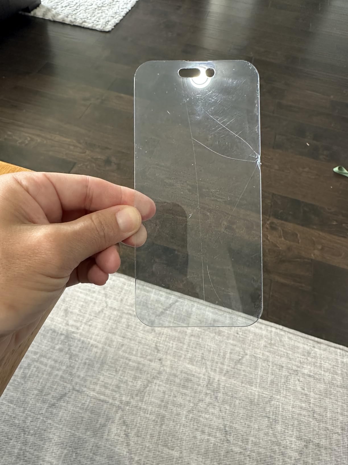 ZAGG Glass Elite VisionGuard Screen Protector for Apple iPhone 17e/ 16e/ 14/13/ 13 Pro - 5X Stronger, Blue-Light Protection, Anti-Fingerprint Technology, InvisibleShield, Easy to Install customer photo 2