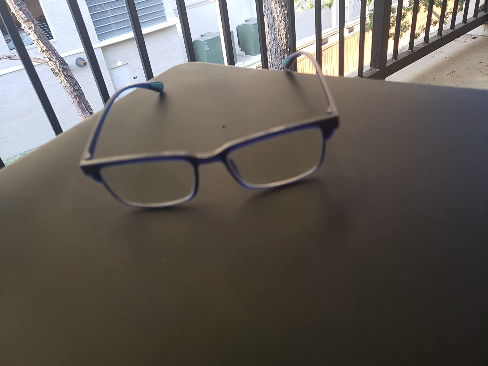 CARA 2 Pack Progressive Multifocus Reading Glasses, Flexible Lightweight TR90 Frame Blue Light Blocking Computer Readers, Workspace for Near Range (C1, 2.50) customer photo 1