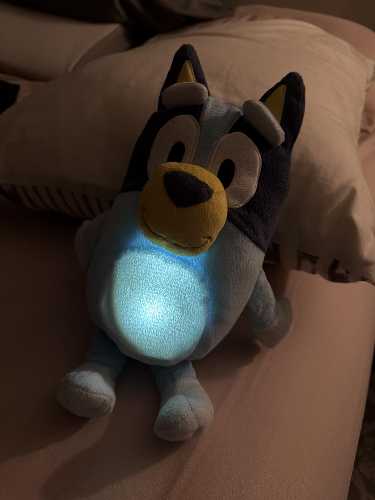 Bluey Goglow Pal Light Up Nightlight, 2-in-1 Interactive Snuggly Toddler Light, Soothing Night Light for Kids of Ages 2+ customer photo 1