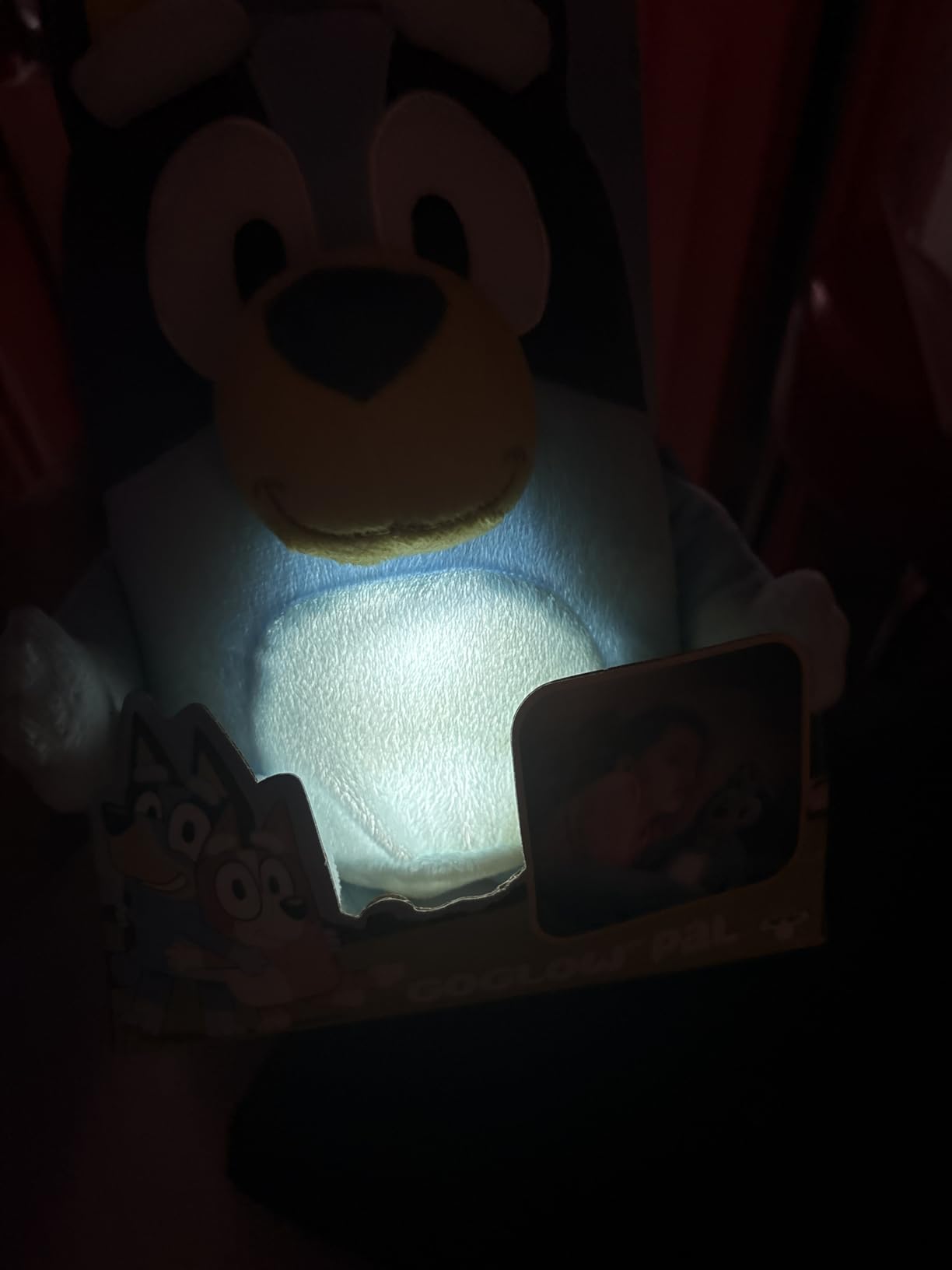 Bluey Goglow Pal Light Up Nightlight, 2-in-1 Interactive Snuggly Toddler Light, Soothing Night Light for Kids of Ages 2+ customer photo 2