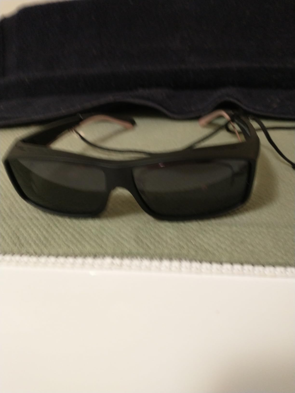 Fit Over Glasses Sunglasses for Men Women, Wrap Around Sunglasses Polarized UV400 Protection customer photo 2