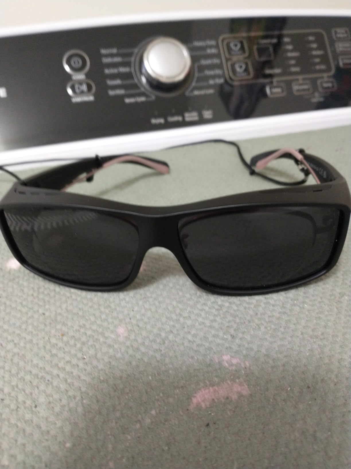 Fit Over Glasses Sunglasses for Men Women, Wrap Around Sunglasses Polarized UV400 Protection customer photo 1