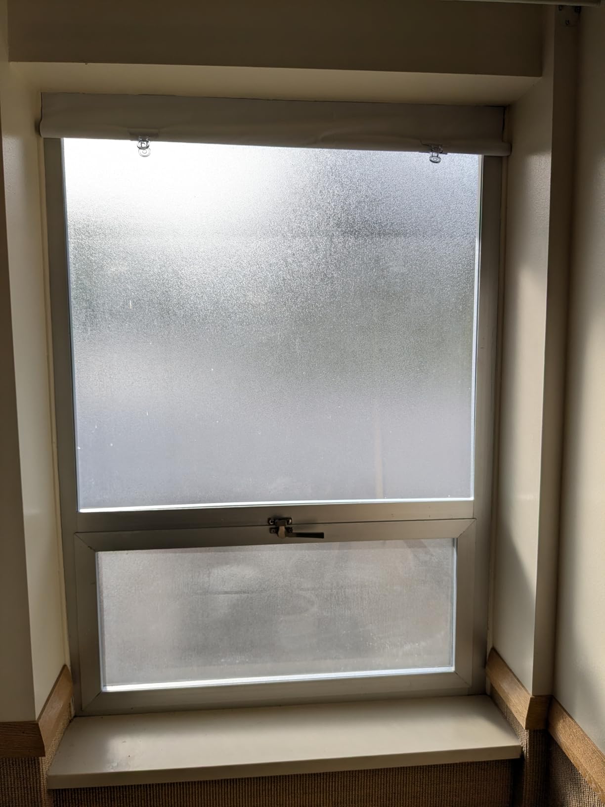 LazBlinds 100% Blackout Roller Shades, No Tools No Drill Cordless Blinds for Windows, Thermal Insulated UV Protection Privacy Window Shades for Bedroom (36''W x 72''H, Black) customer photo 1