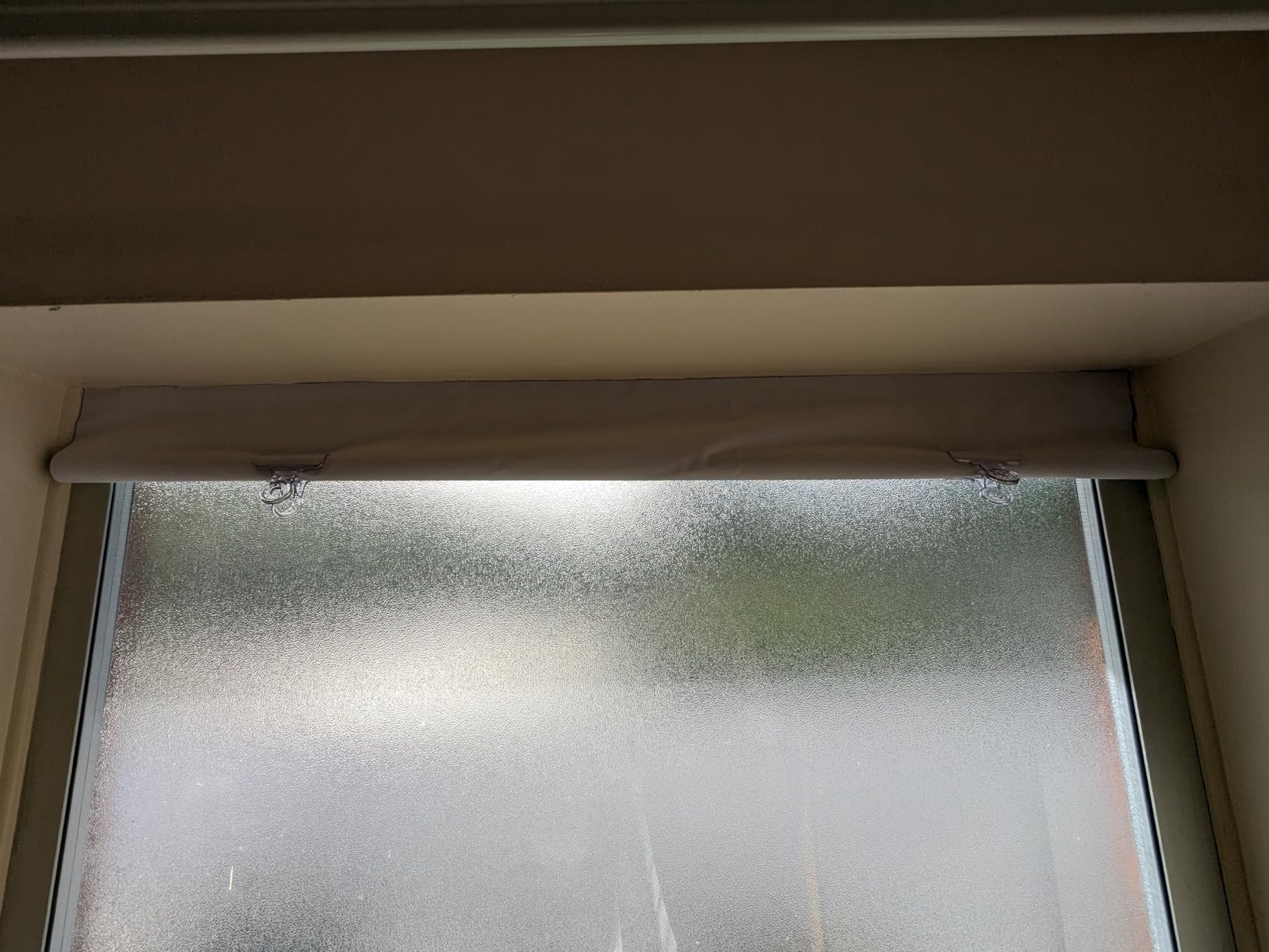 LazBlinds 100% Blackout Roller Shades, No Tools No Drill Cordless Blinds for Windows, Thermal Insulated UV Protection Privacy Window Shades for Bedroom (36''W x 72''H, Black) customer photo 2