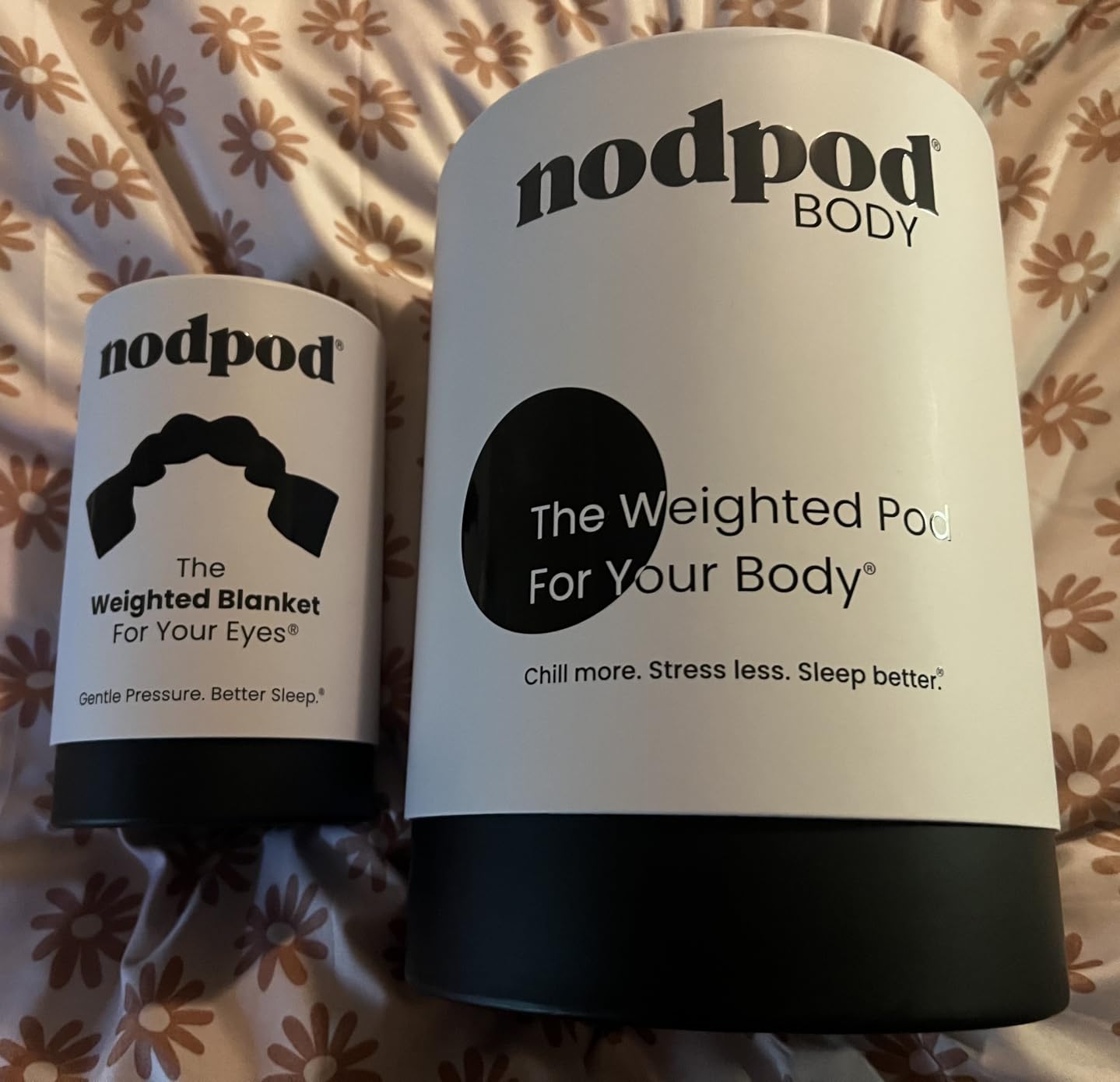 nodpod Body 6.5lb Patented Compact Weighted Blanket I Perfect for Relaxation, Sleeping & Travel l I Glass Bead Filled, Machine Washable (29