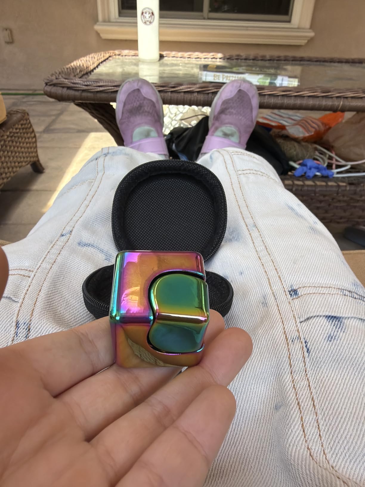 Fidget Spinner Toys Cube Adults Metal Fidgets Cool Stuff Desk Gadgets Office Toy for Teen Boy Small Anxiety Figette Sensory Toy ADHD Tool Fingears Figet Stress Gifts Easter Basket Stuffers Teen Boys customer photo 2