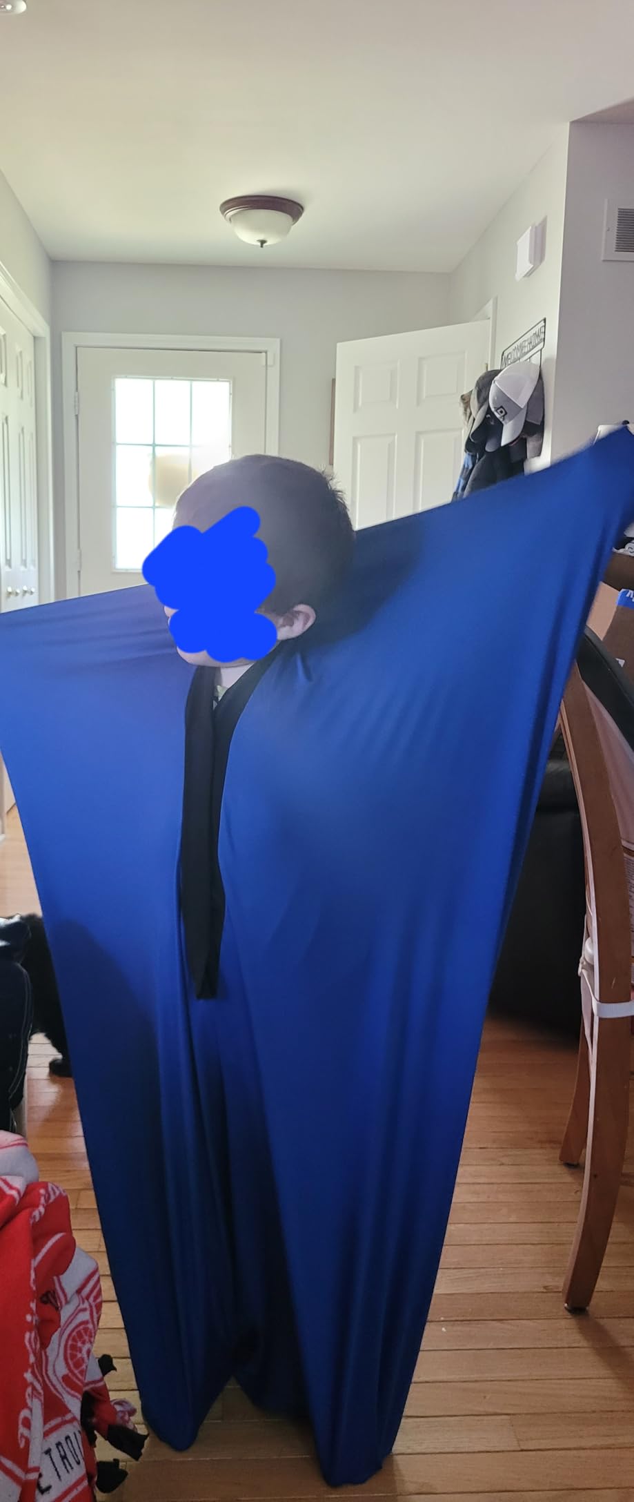OUTREE Sensory Sock for Kids, Small,3-5 Years,39''×27'',Good for Height:2'9'' - 3'6'',Full Body Sock Provides Deep Pressure Input, Sensory Toys for Autistic Children with A Carrying Bag,Blue customer photo 1