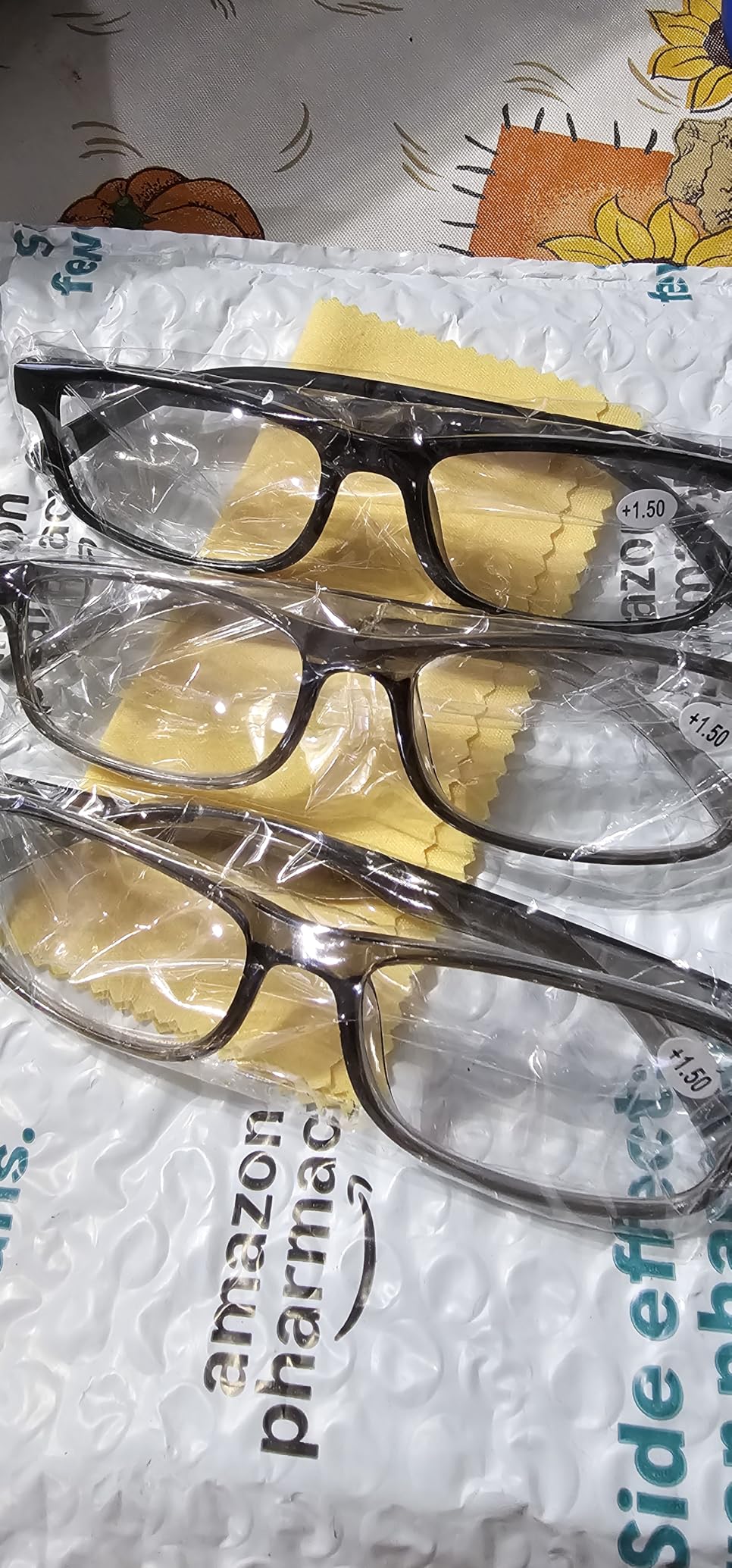 3 Pack Reading Glasses Blue Light Blocking,Reading Glasses for Women Men,Anti UV/Glare Filter Lightweight Eyeglasses customer photo 2