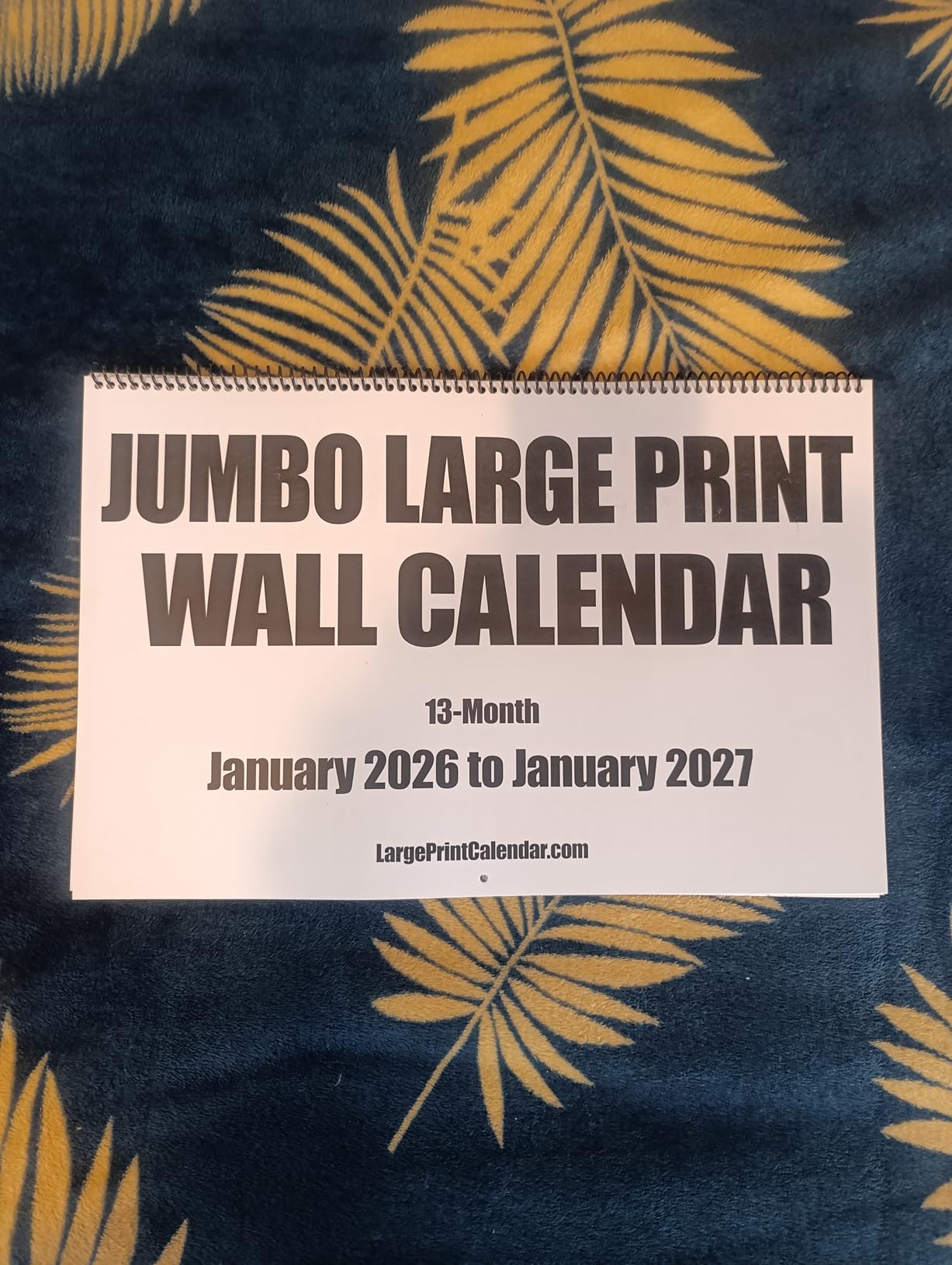 Jumbo Large Print Wall 2026 Calendar | Heavy Paper so ink does not bleed through | 13-Months, January 2026 to January 2027 | 17
