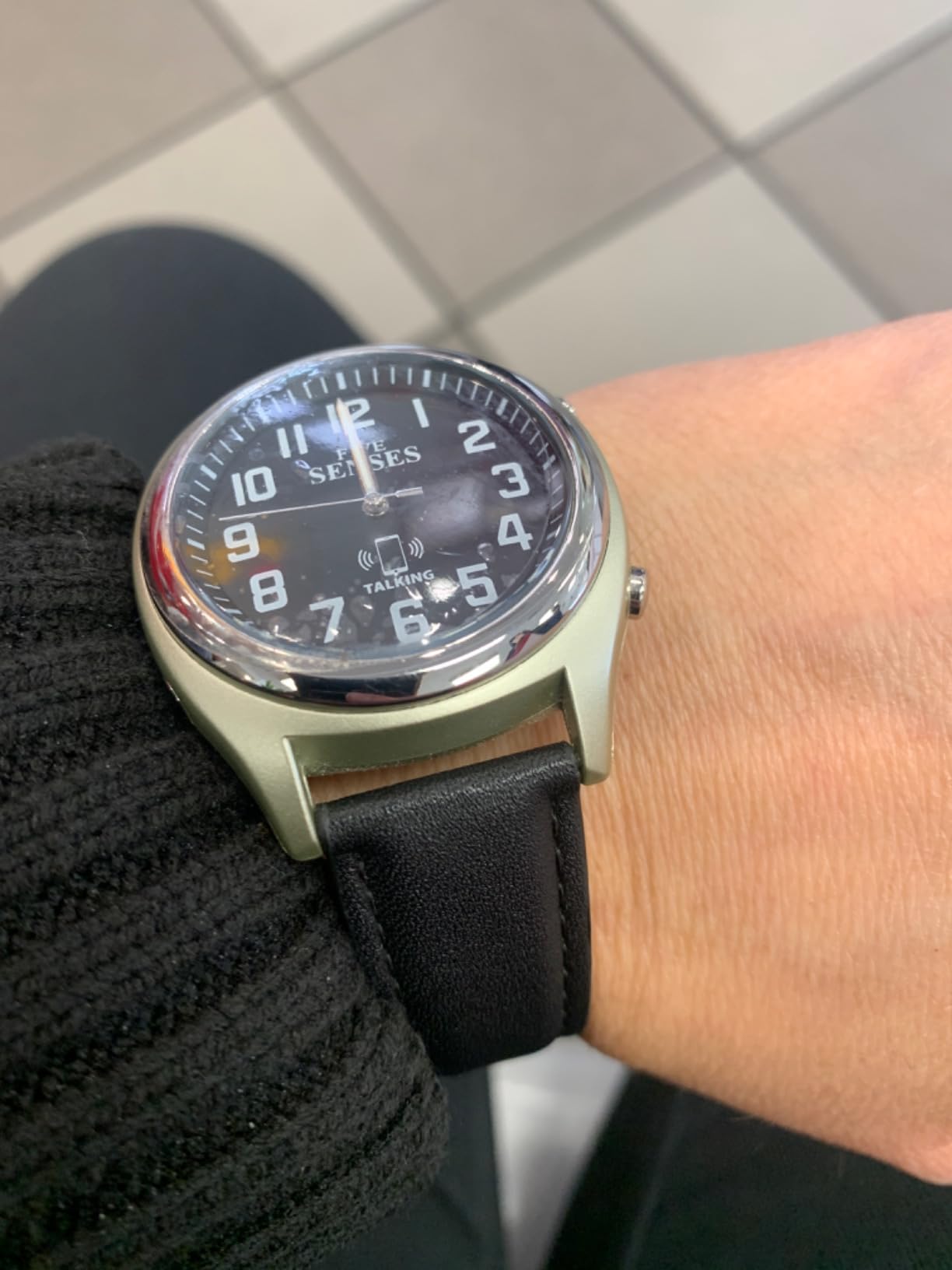 FIVE SENSES Smart Atomic Talking Watch with Voice Reminders and App Control for Seniors and Visually Impaired - A Great Gift for Blind Men and Women customer photo 2