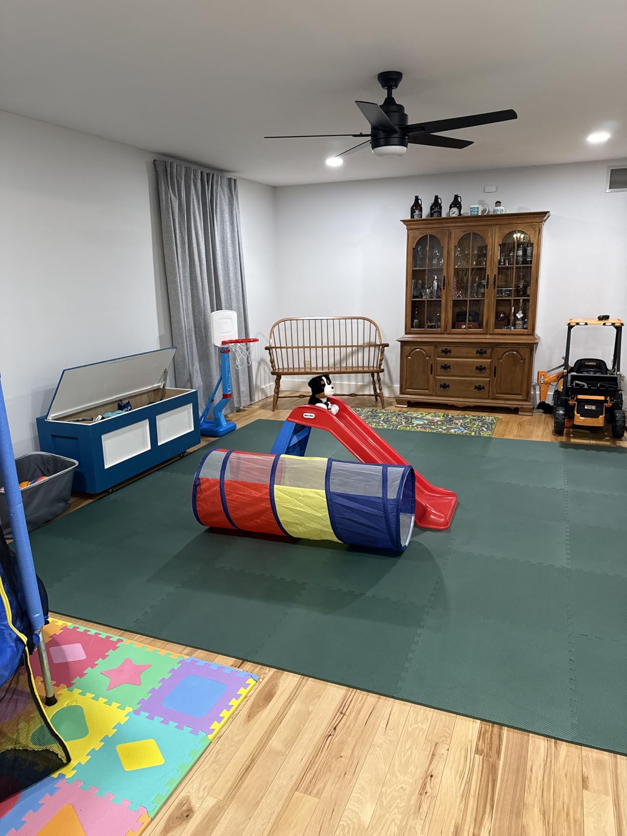 Moncoland Kids Play Tunnel Tent for Toddlers, Colorful Cotton Pop Up Crawl Tunnel Toy for Baby Infant Children or Dog Cat Pet, Collapsible Gift for Boy and Girl and Game (Cotton Baby Tunnel) customer photo 1