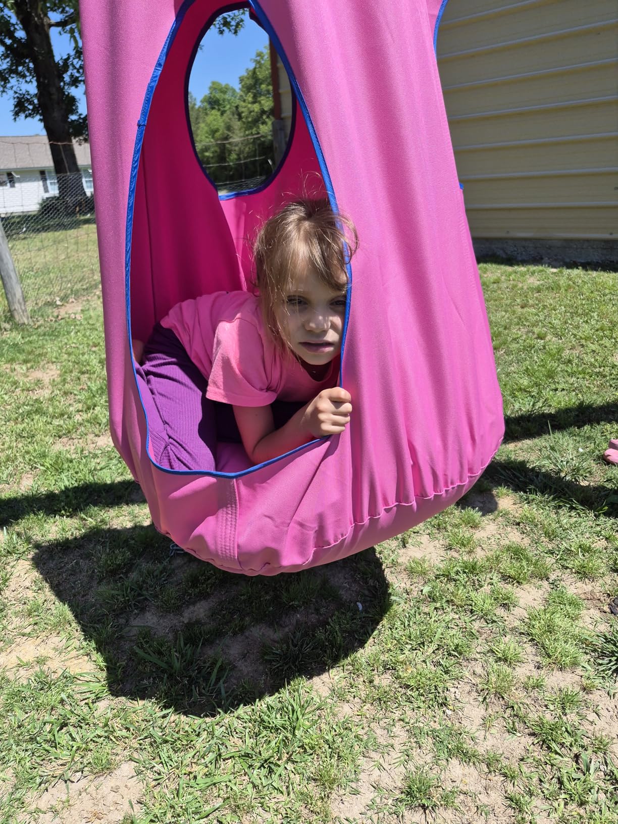 Kids Nest Swing Chair, Hanging Hammock Chair Nest Hammock Swing Chair for Outdoor and Indoor(32