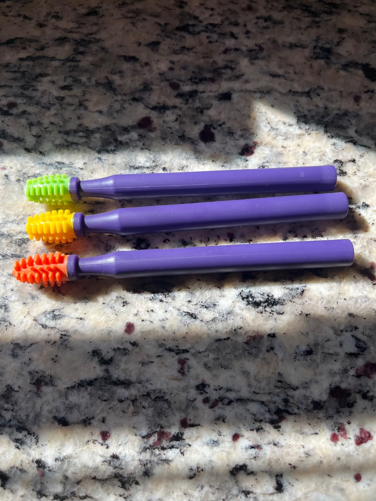 Special Supplies Sensory Mouth Brushes and Oral Stimulation Tools for Kids and Adults, Wake Up Mouth for Desensitization, Soft, Flexible, Textured Silicone (6 Pack) customer photo 1