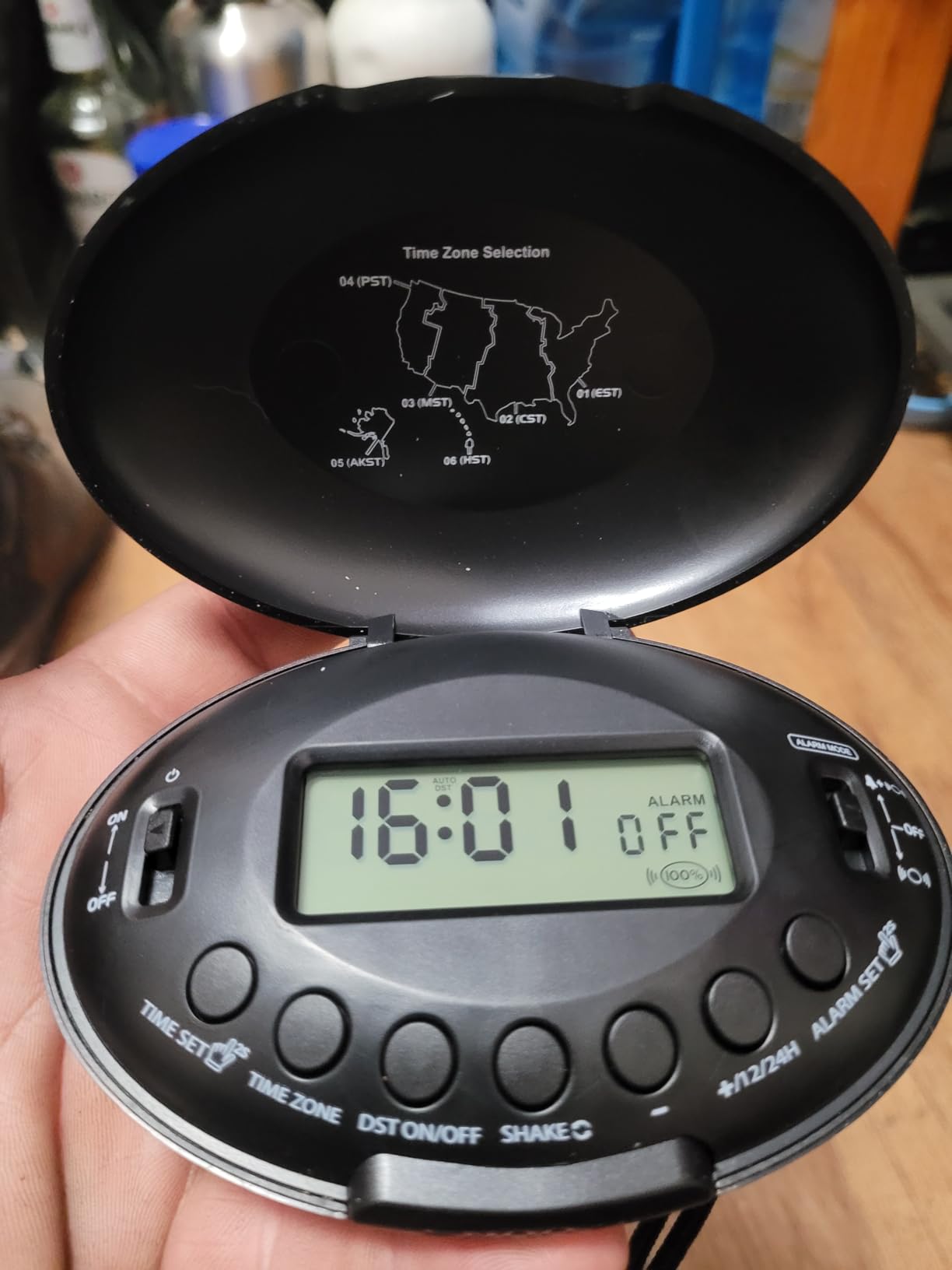 DreamSky Vibrating Alarm Clock for Heavy Sleepers - Bed Shaker Alarm Clock Under Pillow for Adults Teens Kids & Hearing Impaired, Rechargeable Battery Operated for Bedroom, Travel, Auto DST, Backlight customer photo 2